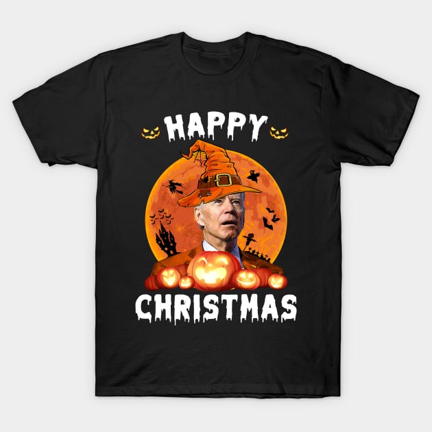 Happy Christmas Biden 2022 Halloween Costume T-Shirt by petemphasis